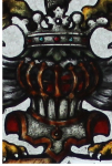 Helmet and crown detail