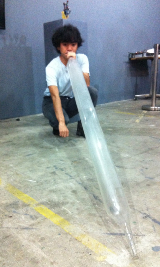 Playing a glass instrument