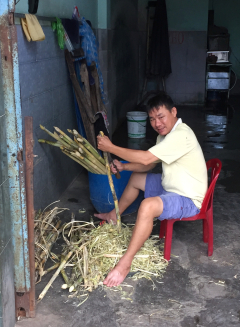 Sugarcane prep, Nha Trang