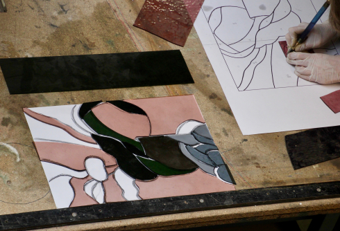 Cutting glass for the project