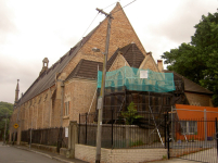 Rear of St James from the laneway
