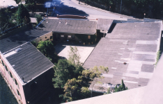 the warehouses from the Anzac Bridge