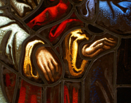 Detail of the hands