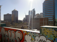 View from the roof over Central