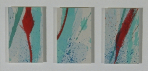 3 calligraphic dance movements(red)