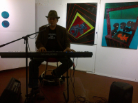 Tap Gallery's resident keyboardist