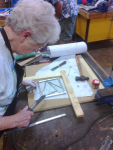 Soldering the test panel 