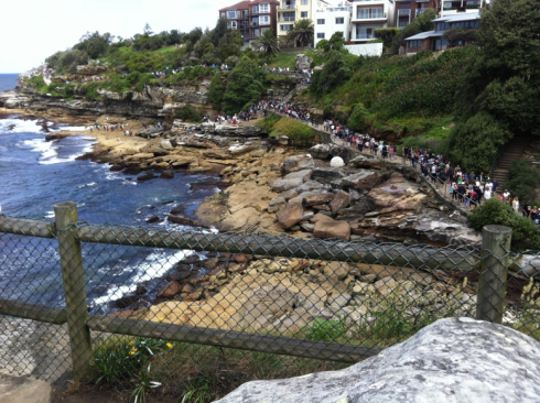 The coastal walk draws thousands