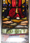 vandalised Elijah window