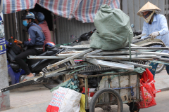 Recycling vendor, Saigon